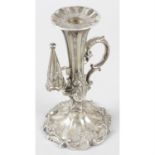 An early Victorian silver chamberstick.