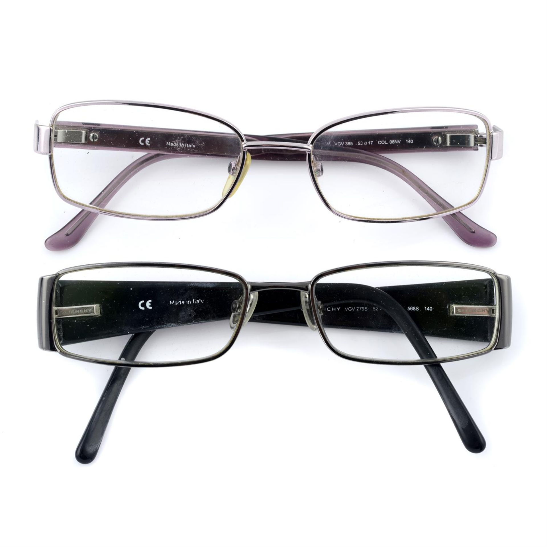 GIVENCHY - two pairs of prescription glasses.