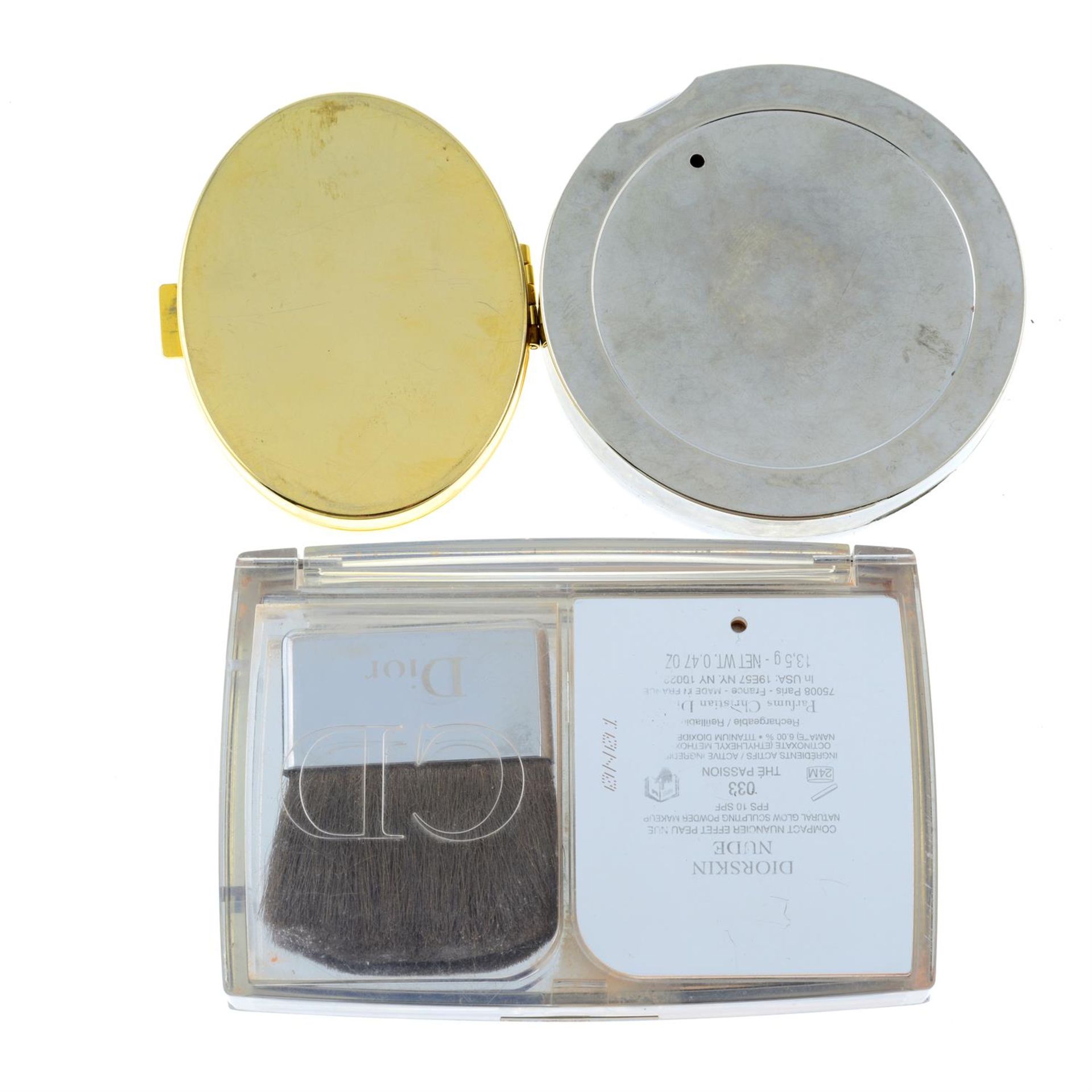 CHRISTIAN DIOR - three ladies compact mirrors. - Image 2 of 2