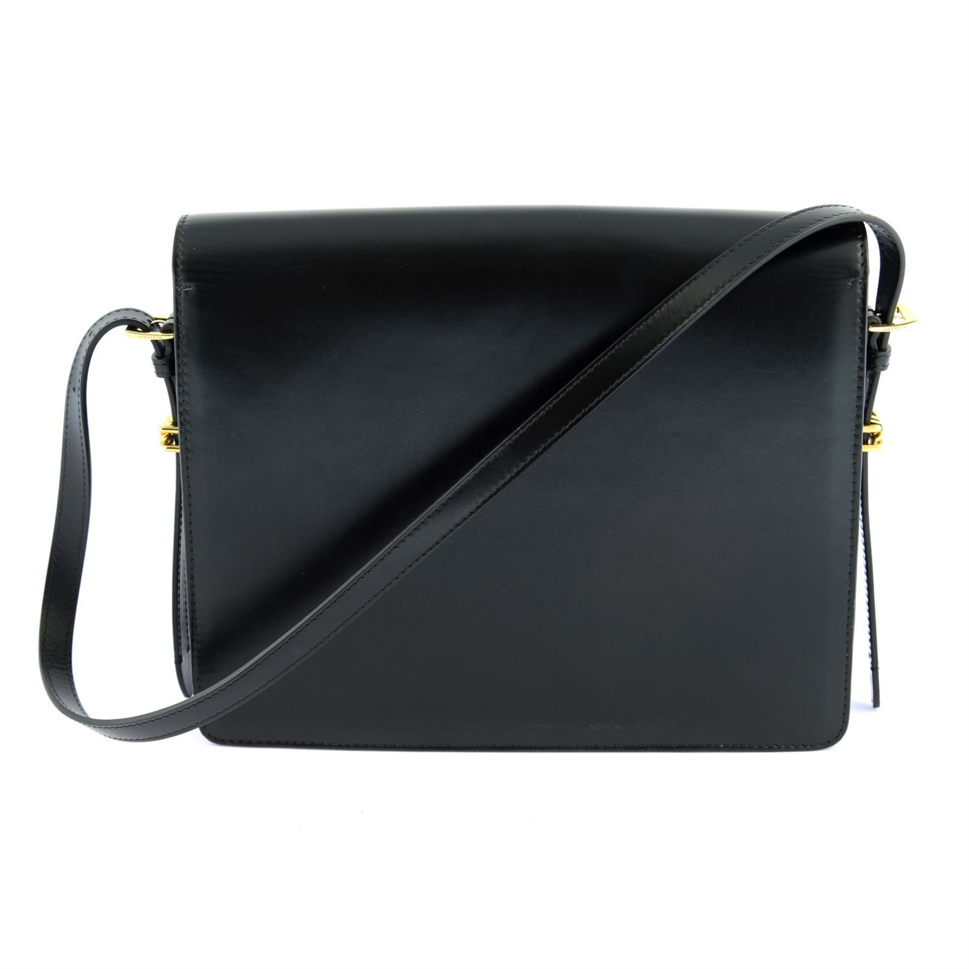 BURBERRY- a black leather handbag. - Bild 2 aus 5