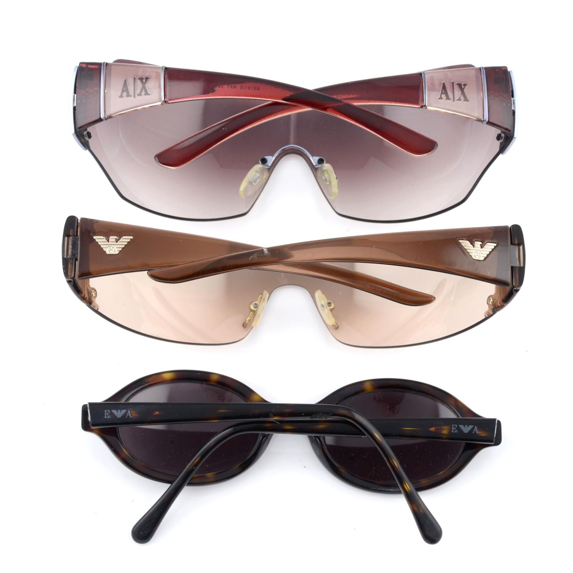 ARMANI - three pairs of sunglasses. - Image 2 of 3