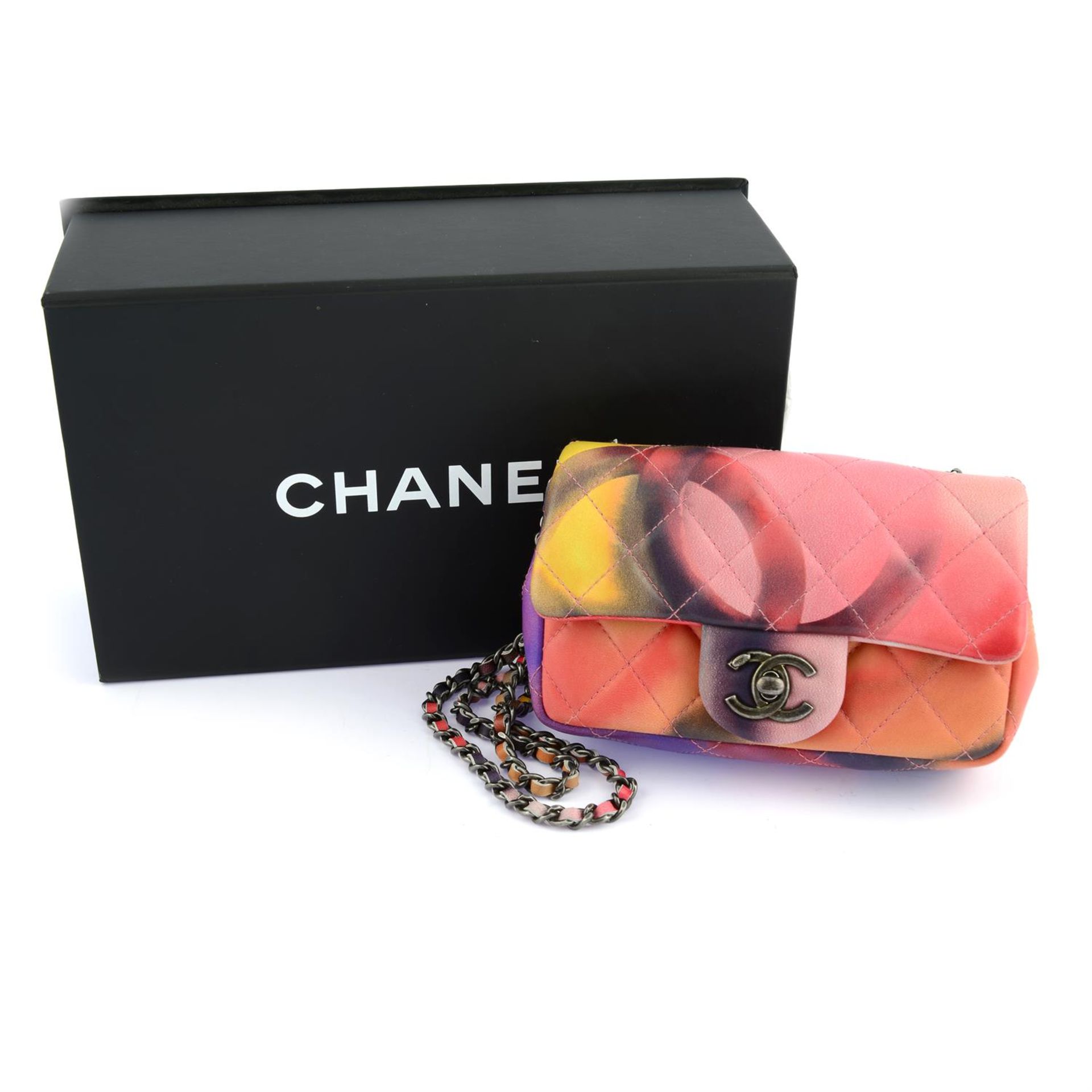 CHANEL - a 2015 Flower Power Extra mini flap bag. - Image 5 of 5