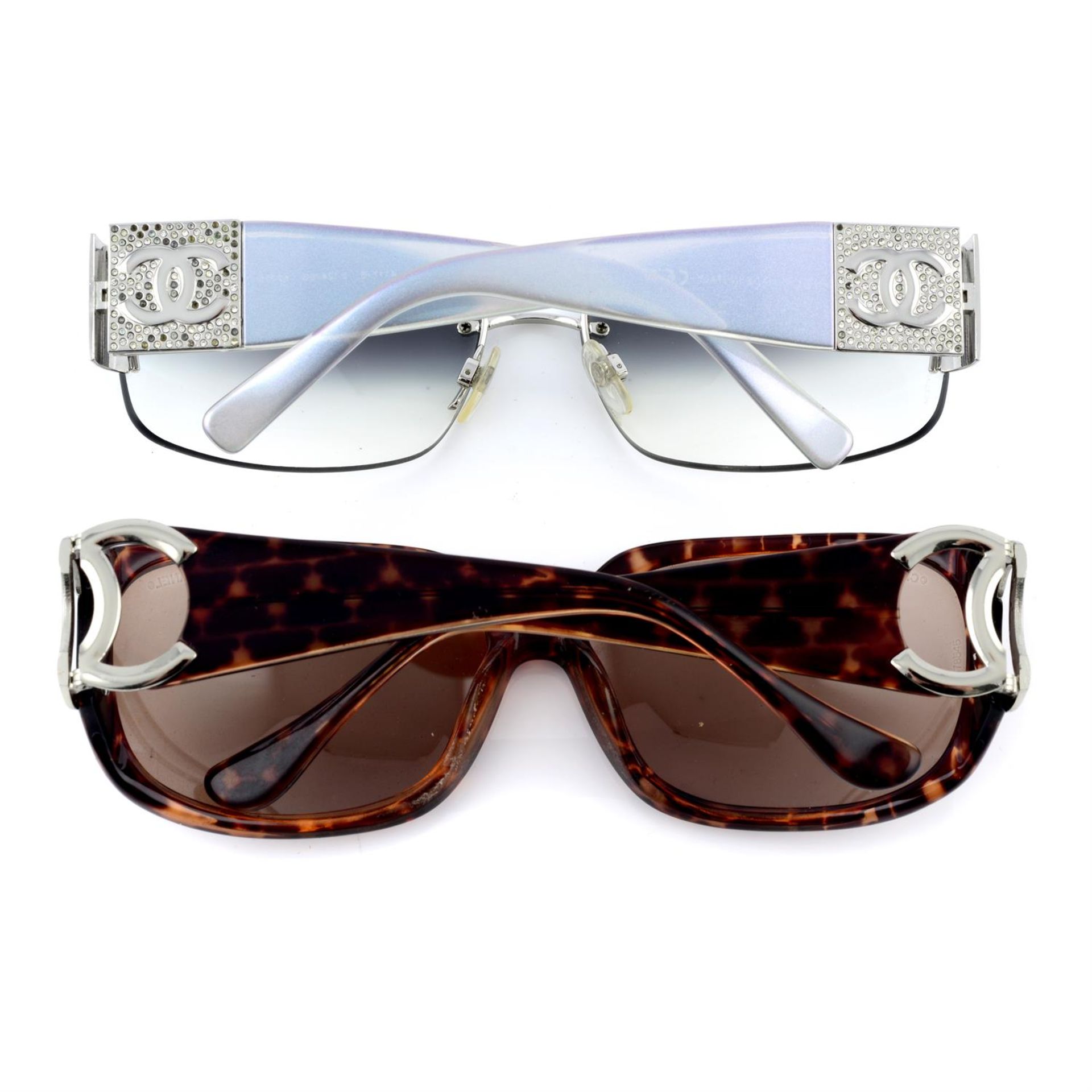 CHANEL - two pairs of sunglasses. - Image 2 of 3