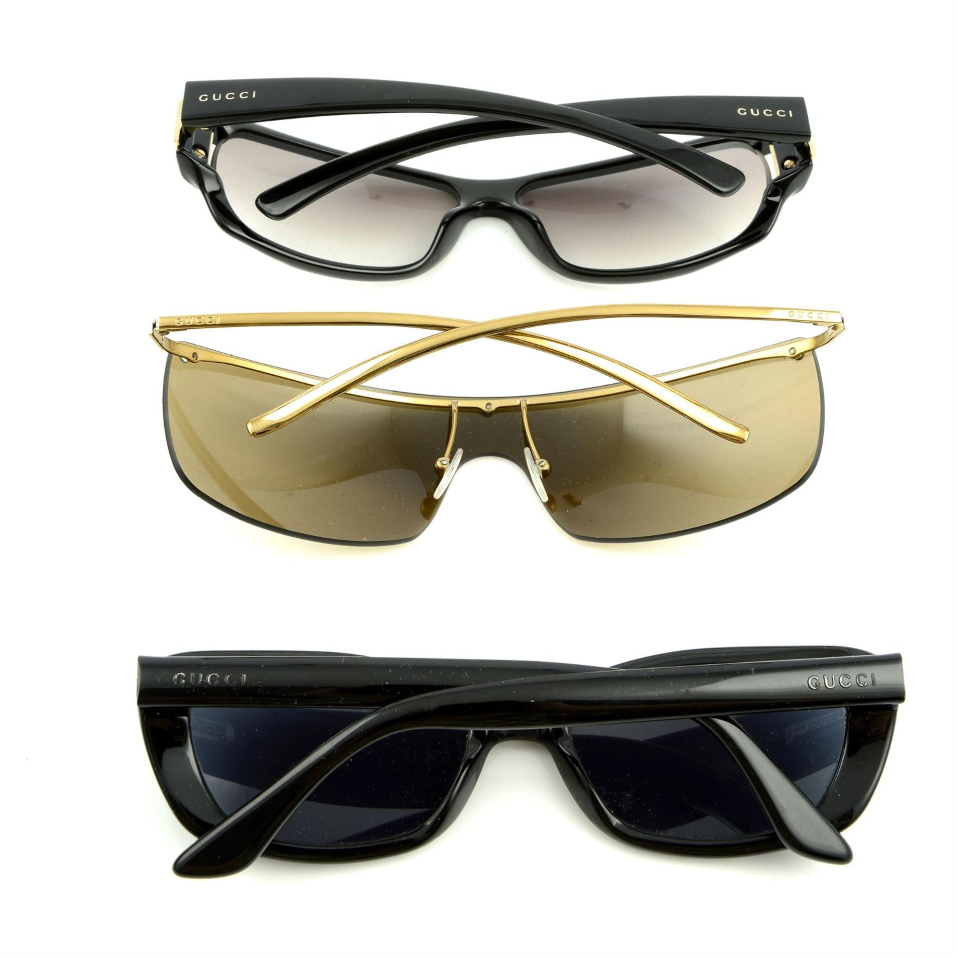 GUCCI - three pairs of sunglasses. - Image 2 of 3