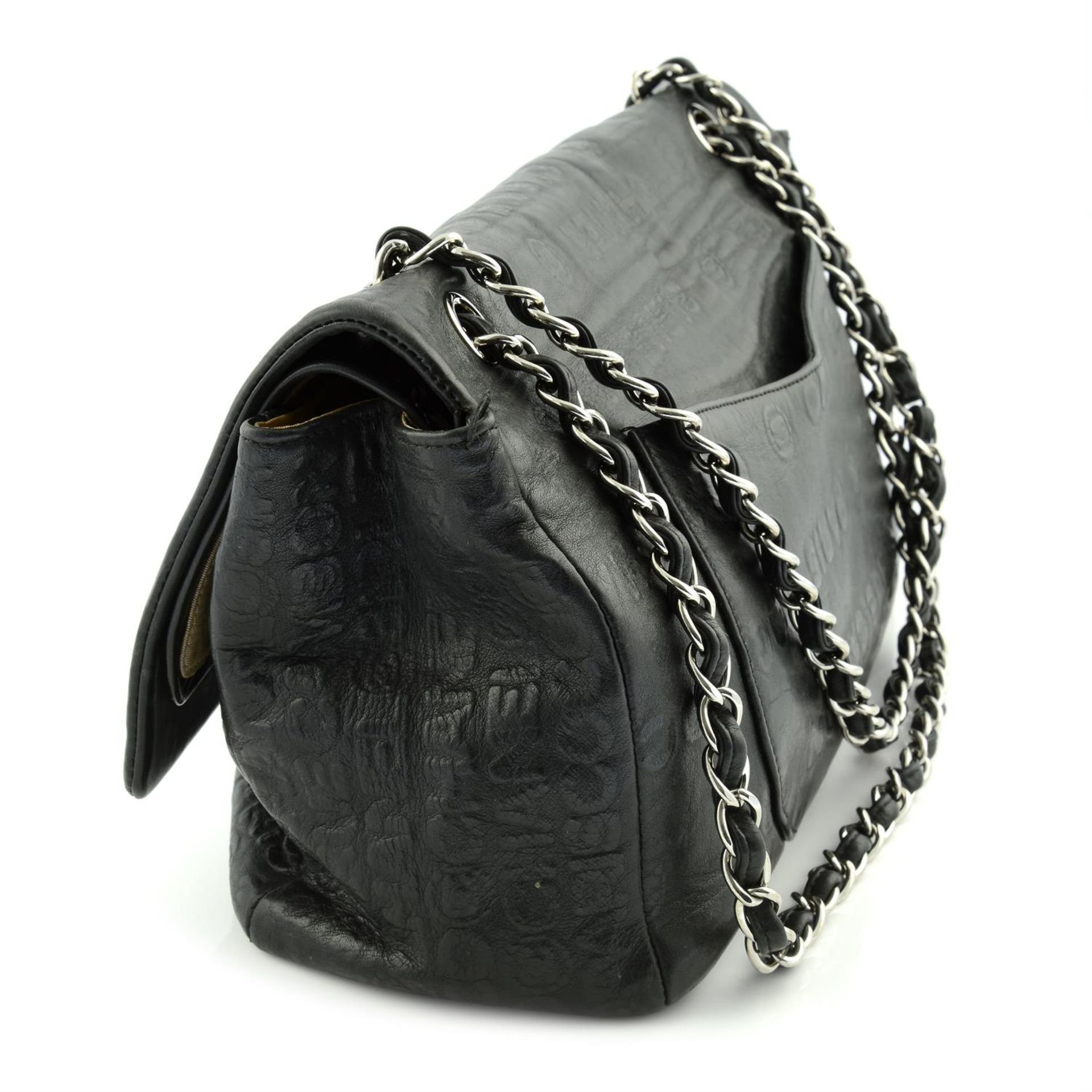 CHANEL - a black lambskin "31 Rue Cambon Paris" Reissue 2.55 double flap handbag. - Bild 3 aus 5