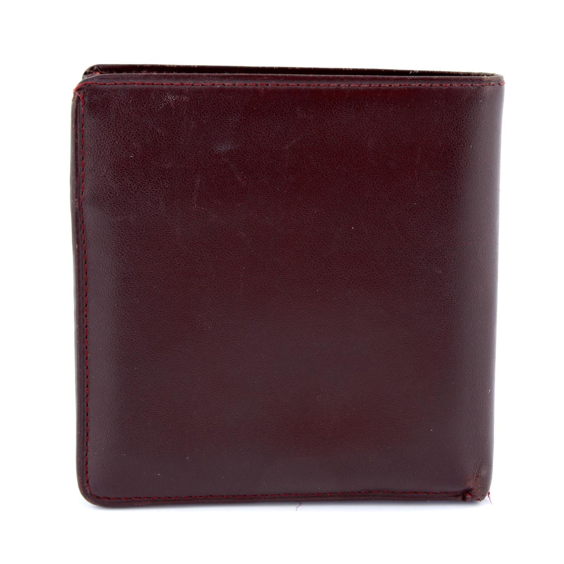 CARTIER- a red Compact Bifold Wallet. - Bild 2 aus 3