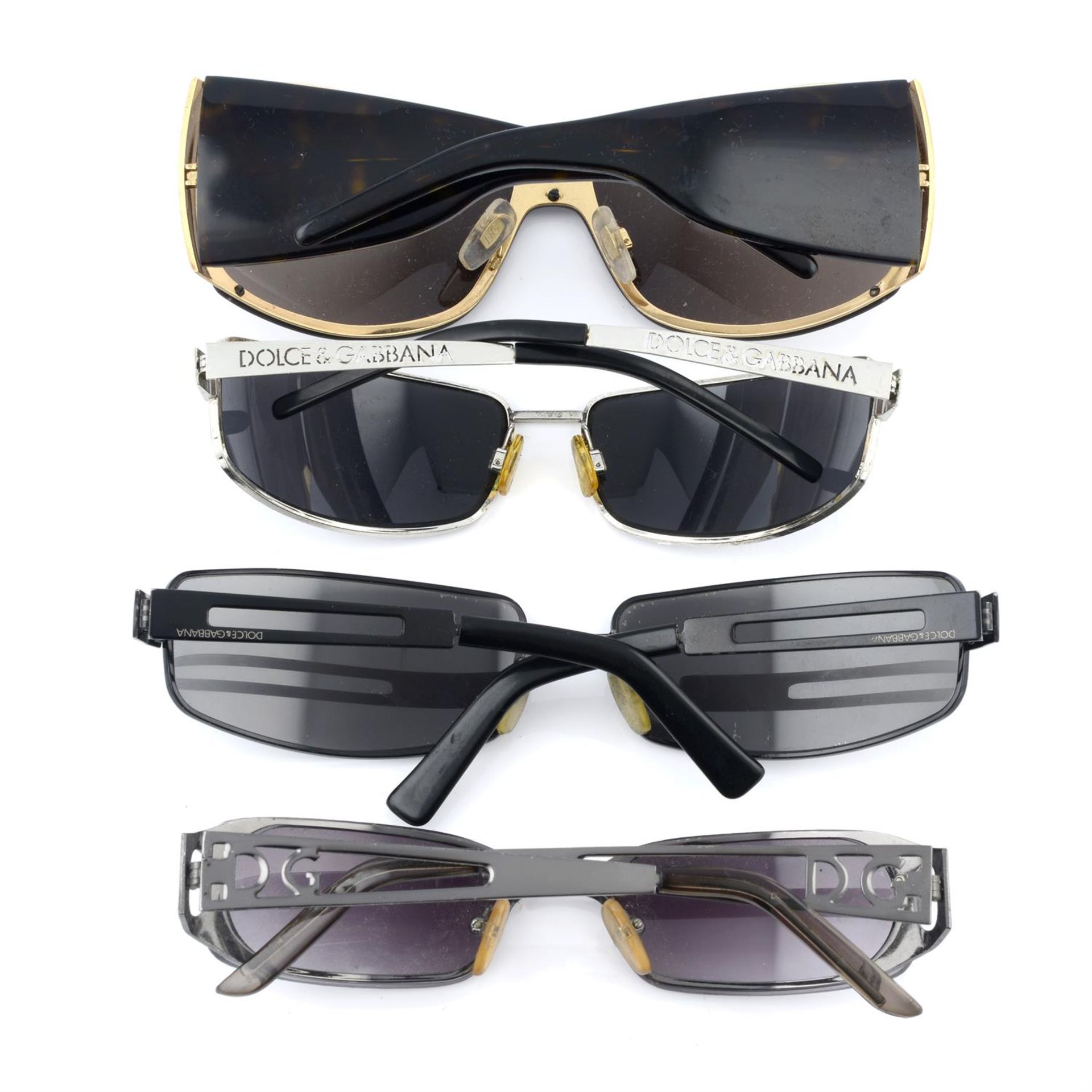 DOLCE & GABBANA - four pairs of sunglasses (af). - Image 2 of 3