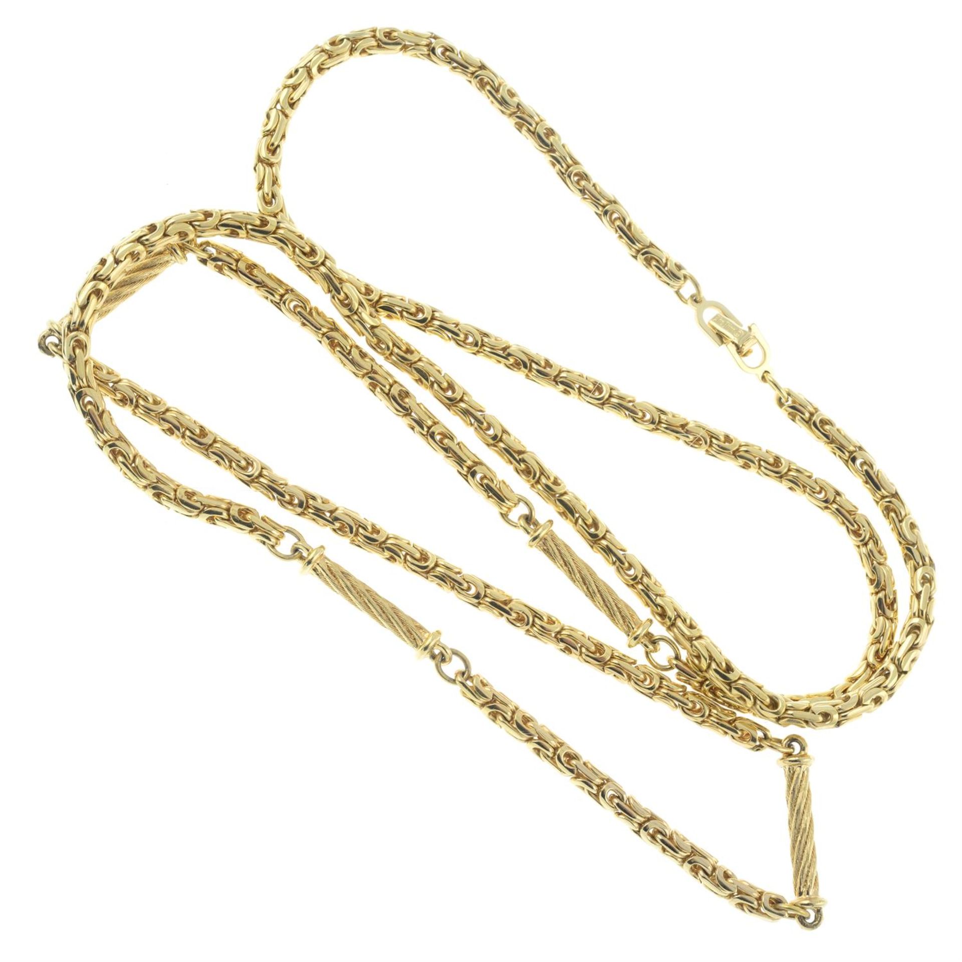 CHRISTIAN DIOR- a gold-tone necklace. - Bild 2 aus 2