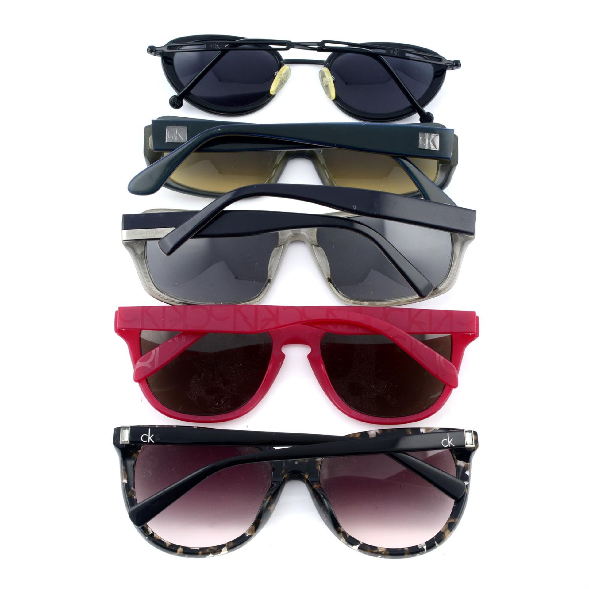 CALVIN KLEIN - five pairs of sunglasses. - Image 2 of 2