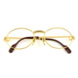 CARTIER - a pair of Tank glasses frames.
