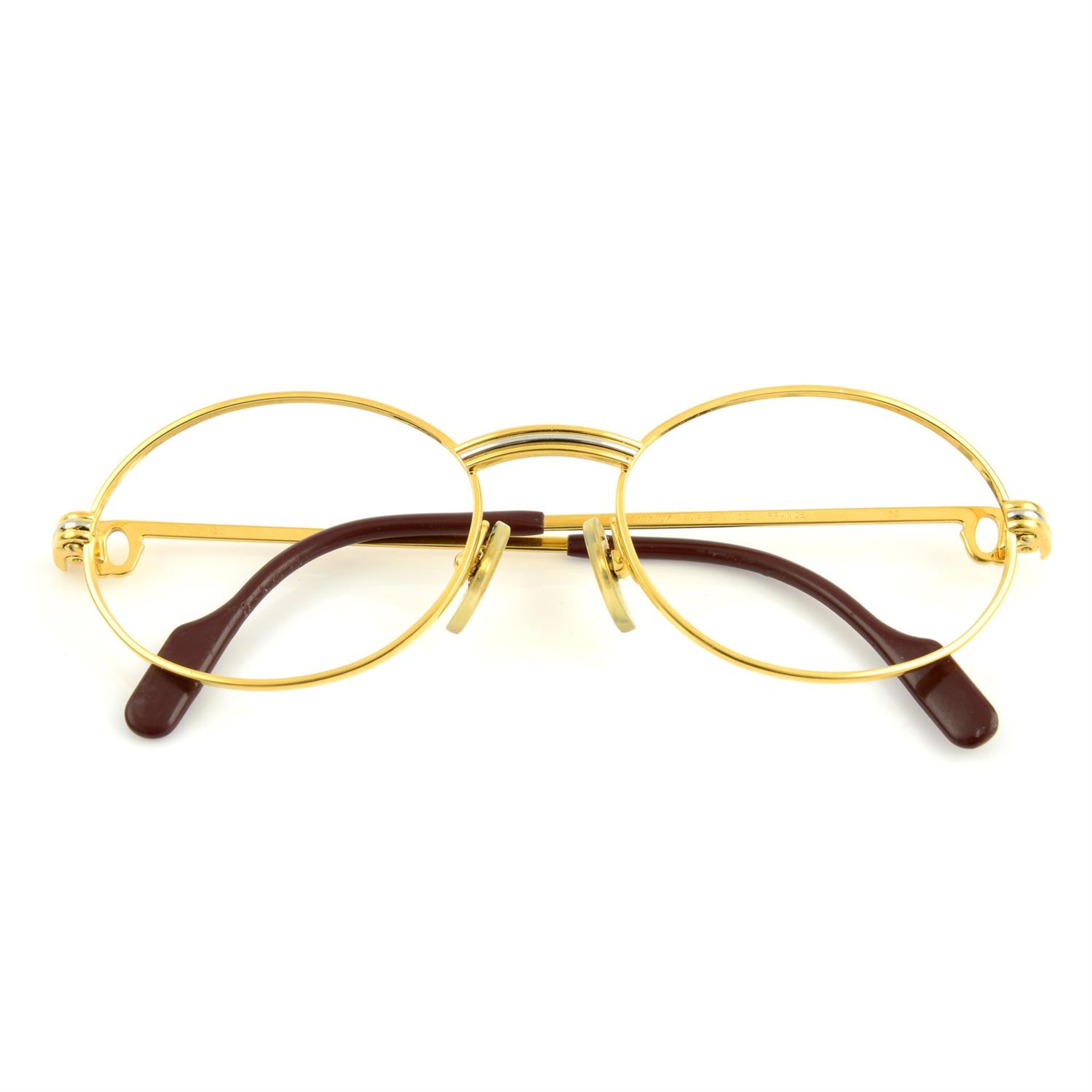 CARTIER - a pair of Tank glasses frames.