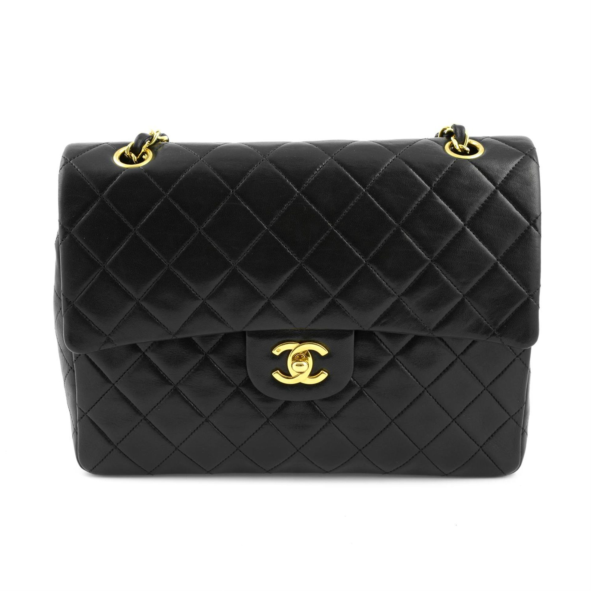 CHANEL - a circa 1990 Double Flap handbag.