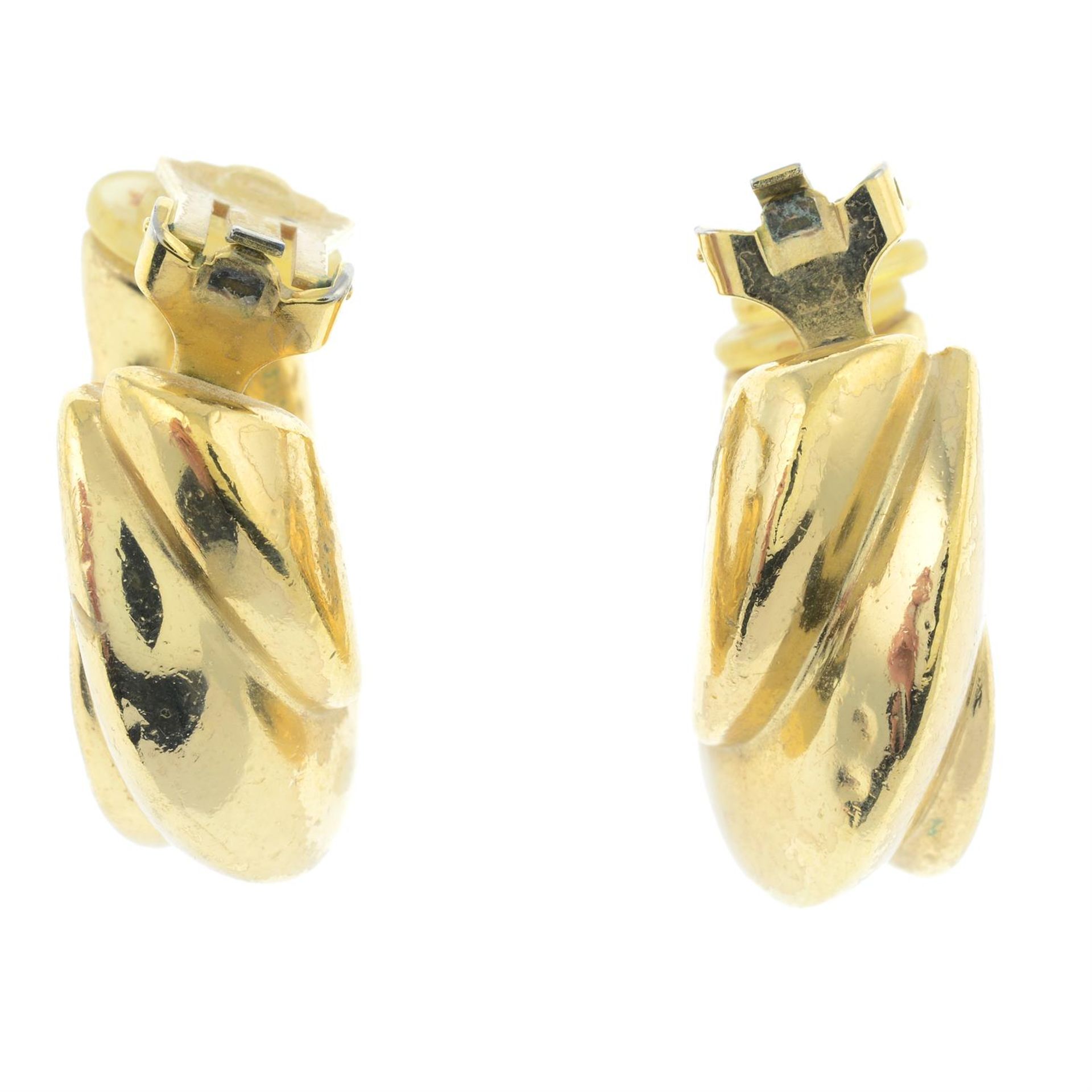 CHRISTIAN DIOR- a pair of clip-on earrings.