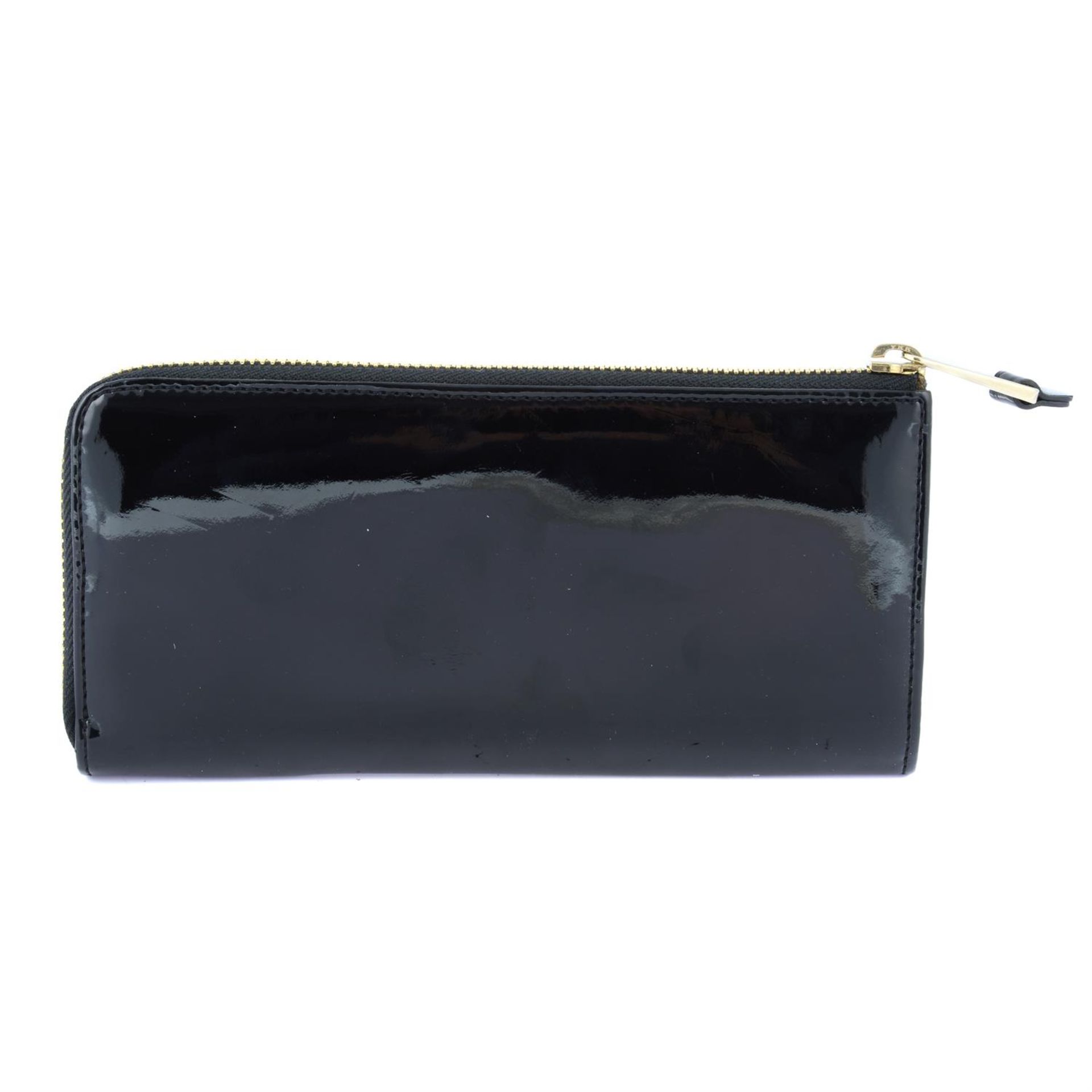 ARMANI - a black patent leather wallet. - Image 2 of 4
