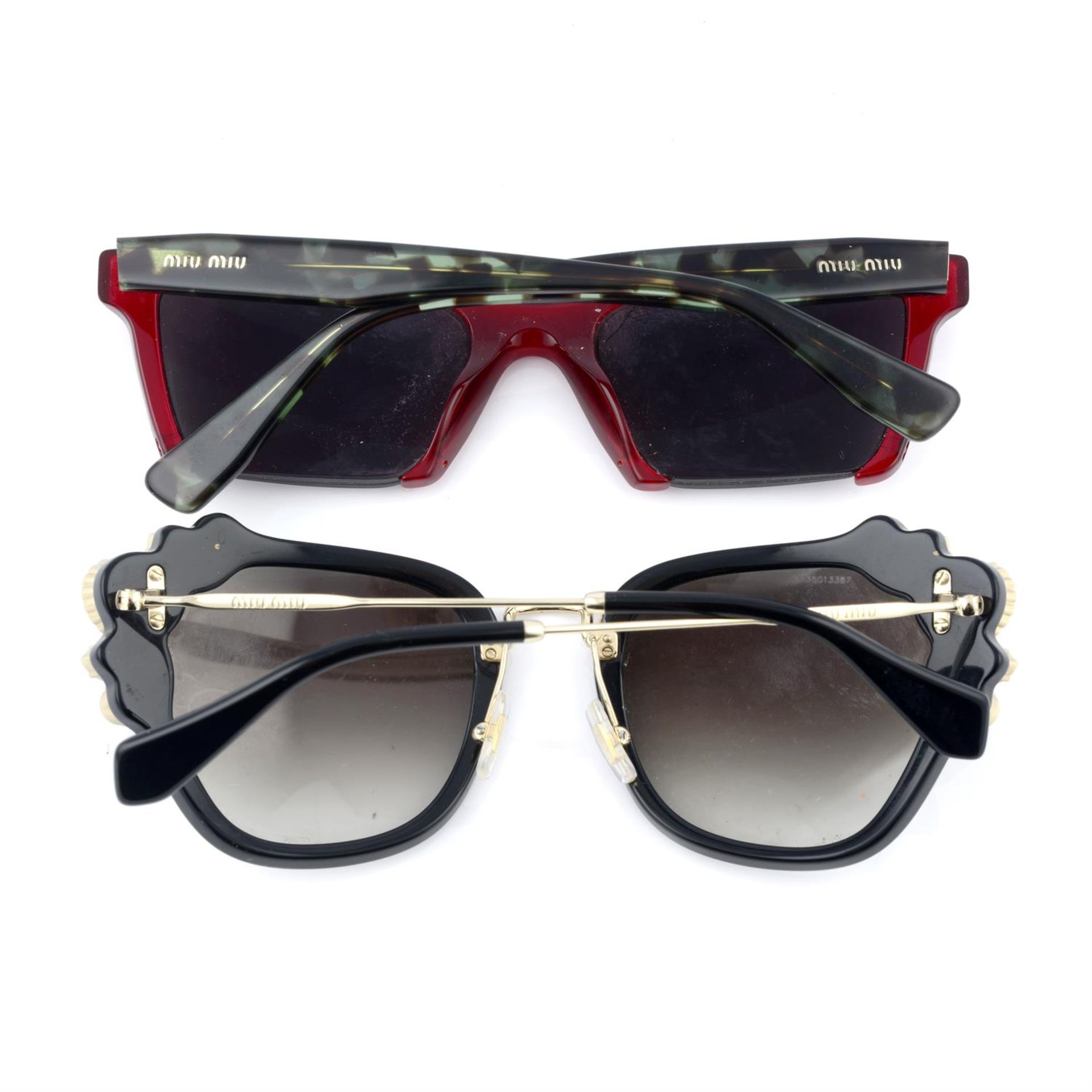 MIU MIU - two pairs of sunglasses. - Image 2 of 2