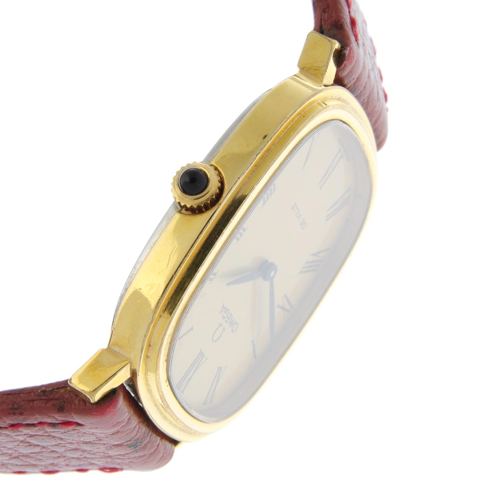 OMEGA - a gold plated De Ville wrist watch, 27x31mm. - Image 3 of 4