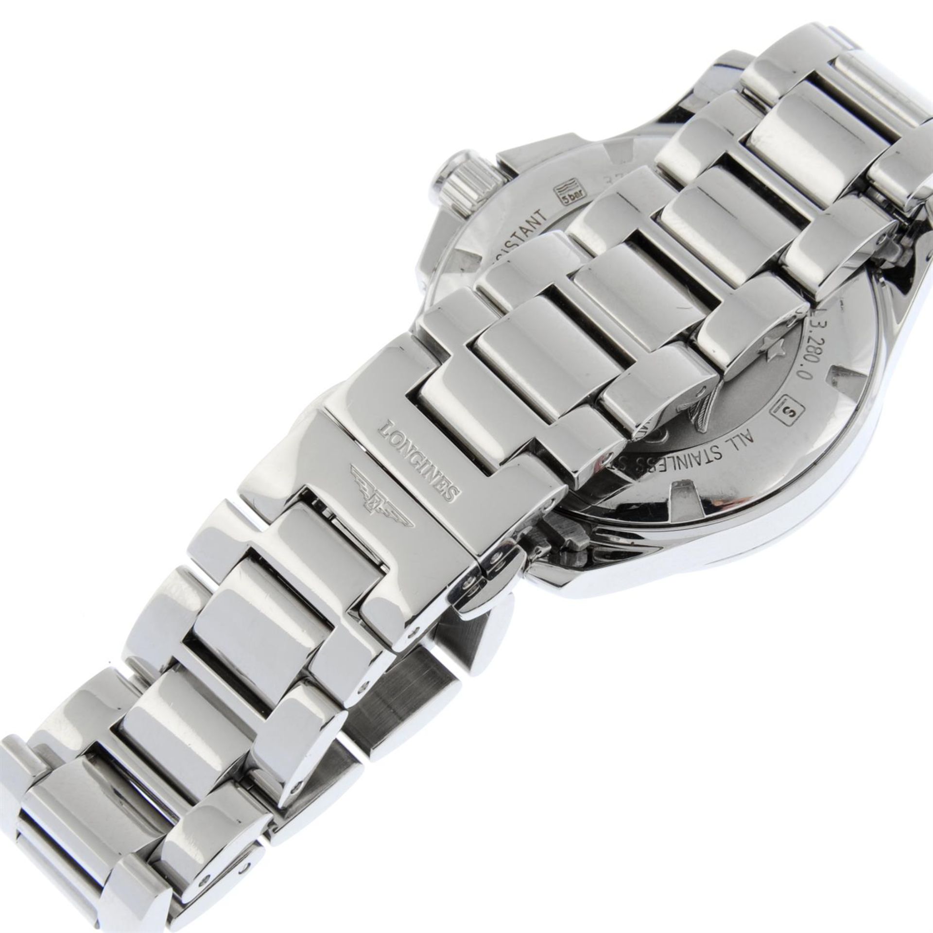 LONGINES - a stainless steel Conquest bracelet watch, 35mm. - Image 2 of 4