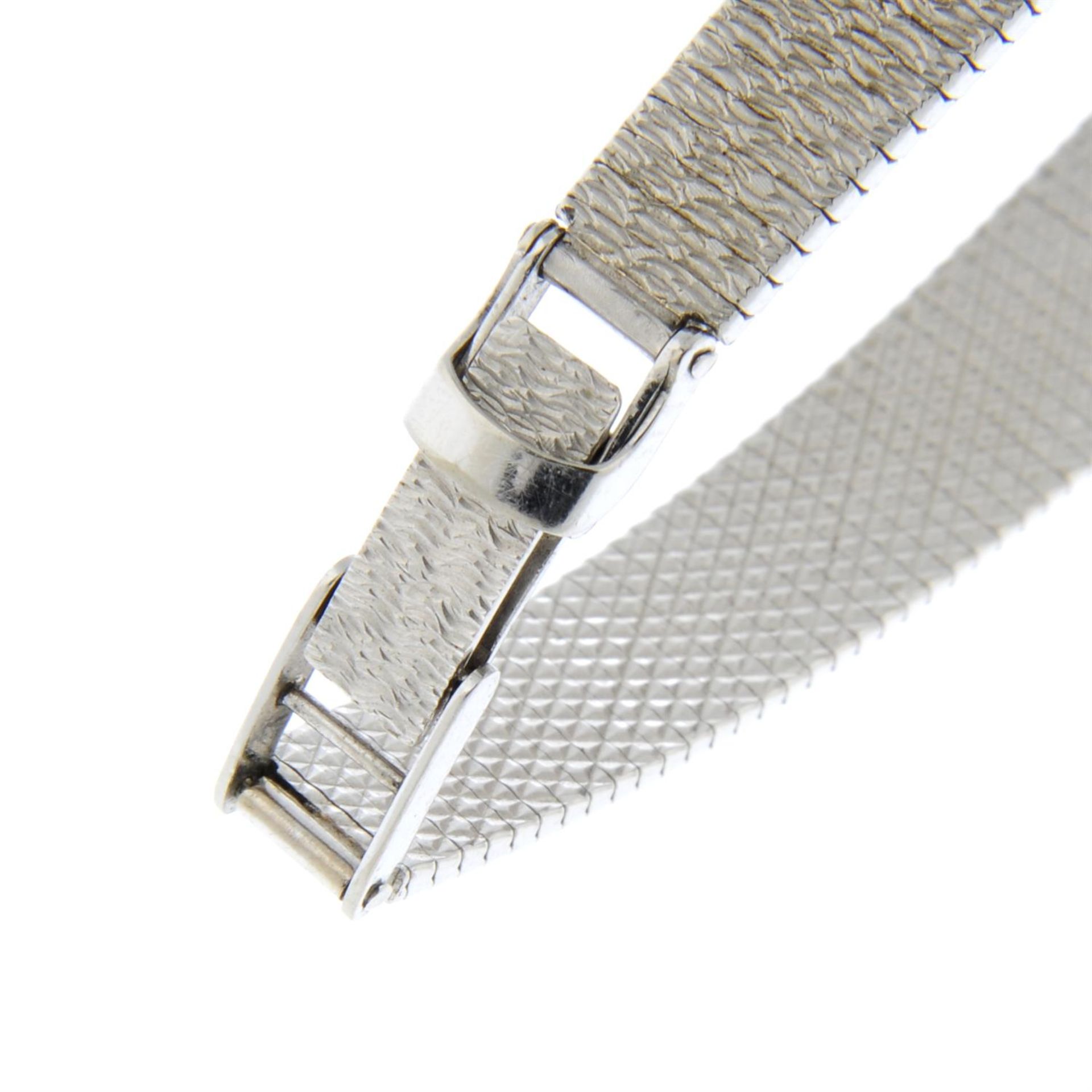 LONGINES - a 9ct white gold bracelet watch, 18mm. - Image 2 of 4