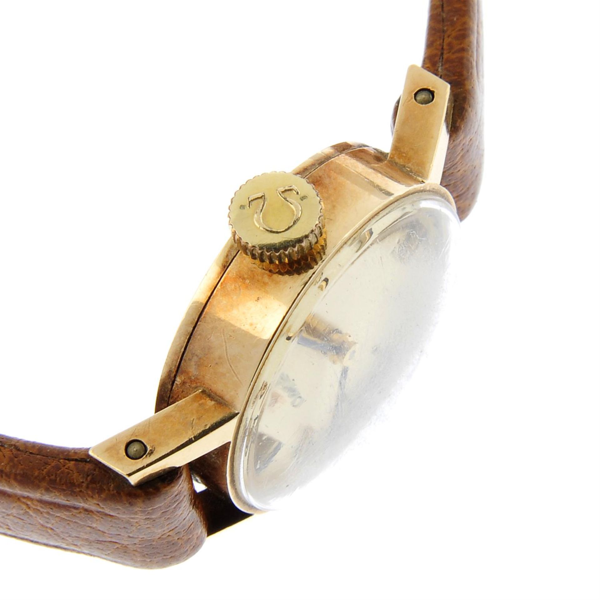 OMEGA - a 9ct yellow gold wrist watch, 17mm. - Image 3 of 4