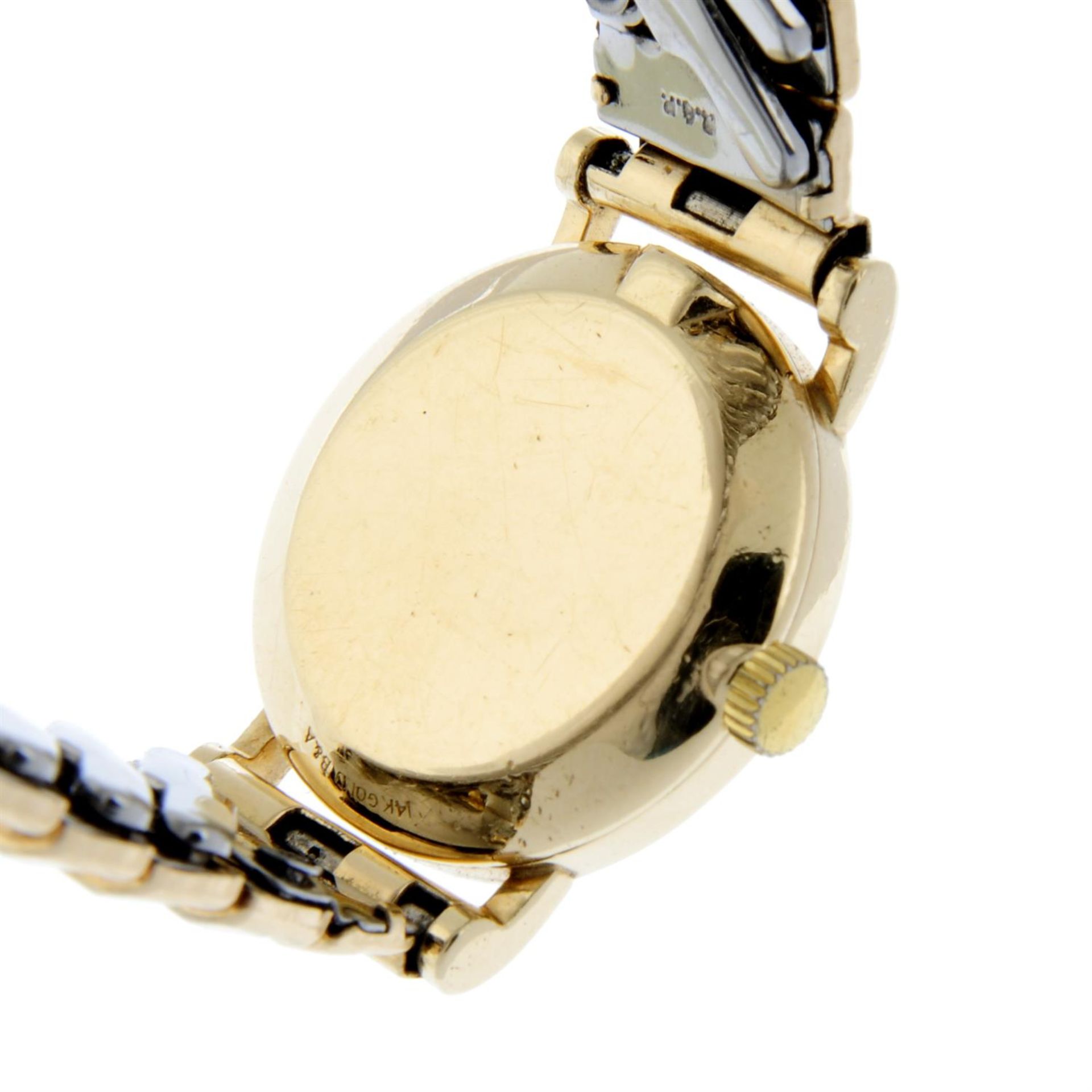 OMEGA - a yellow metal bracelet watch, 20mm - Image 4 of 4