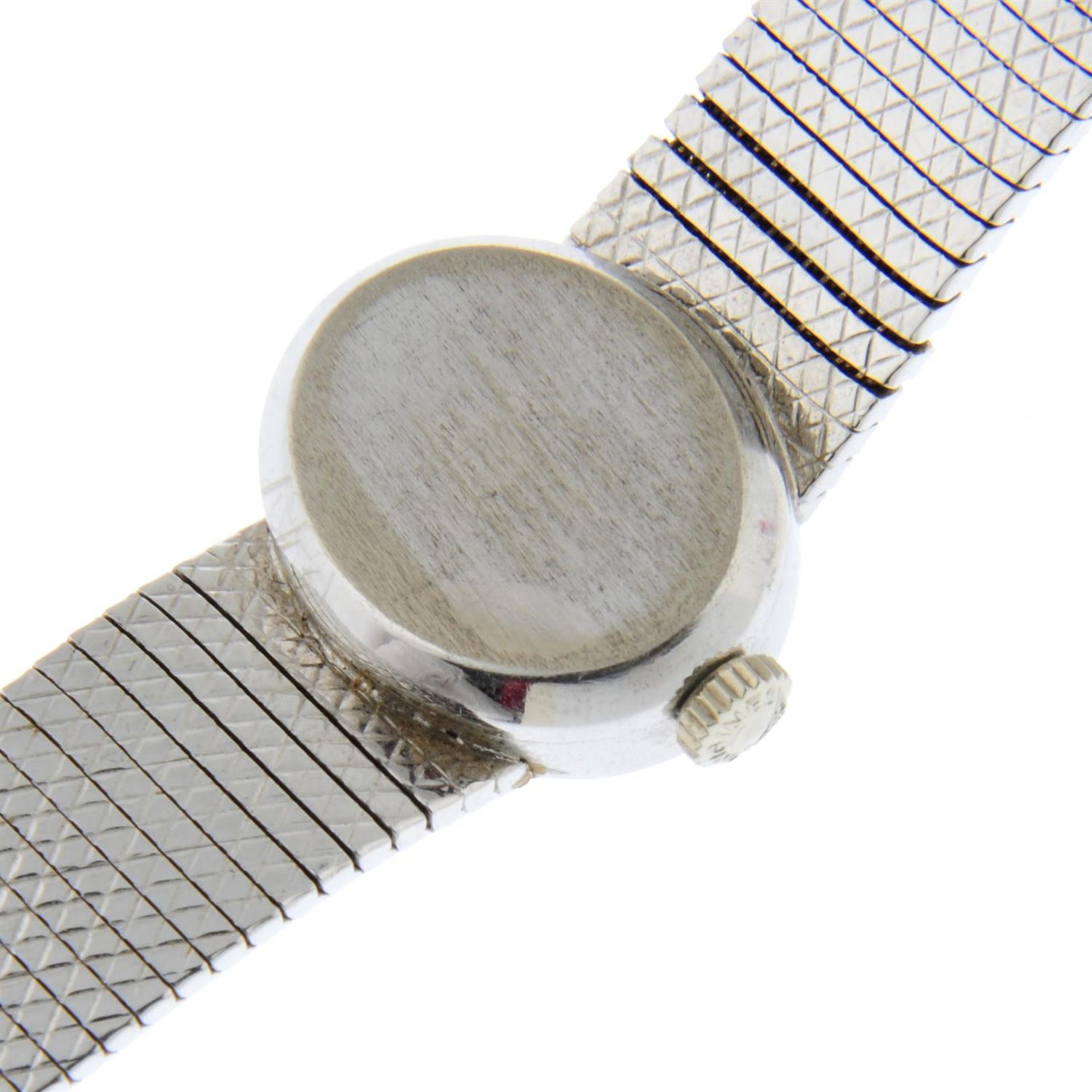 LONGINES - a 9ct white gold bracelet watch, 18mm. - Image 4 of 4