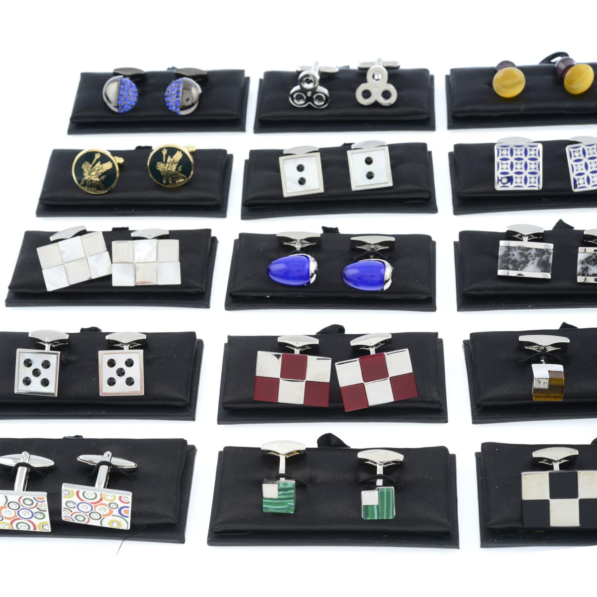 A selection of twenty pairs of cufflinks, by P D Mann. - Image 2 of 3