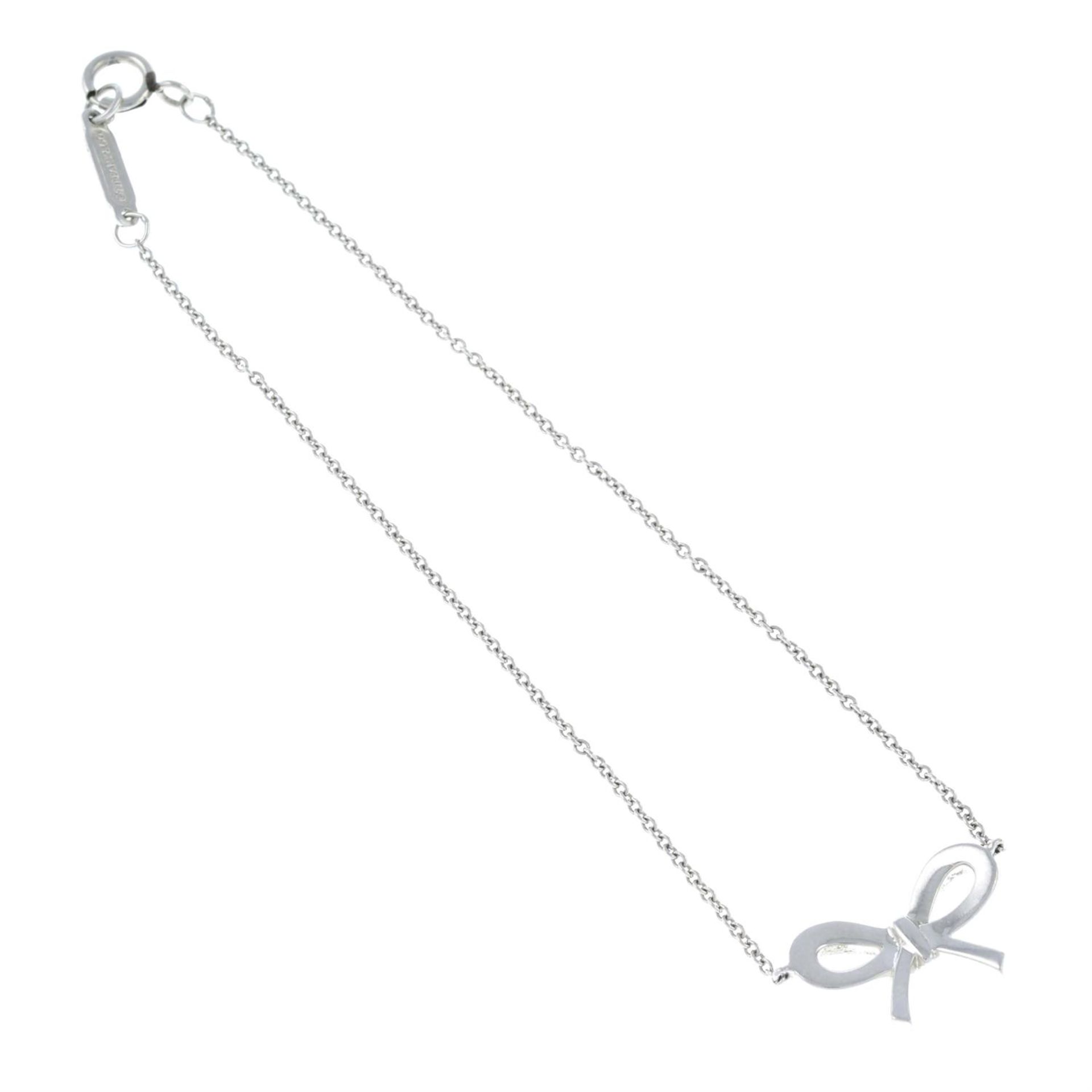 A brilliant-cut diamond bow bracelet, by Tiffany & Co. - Image 2 of 3