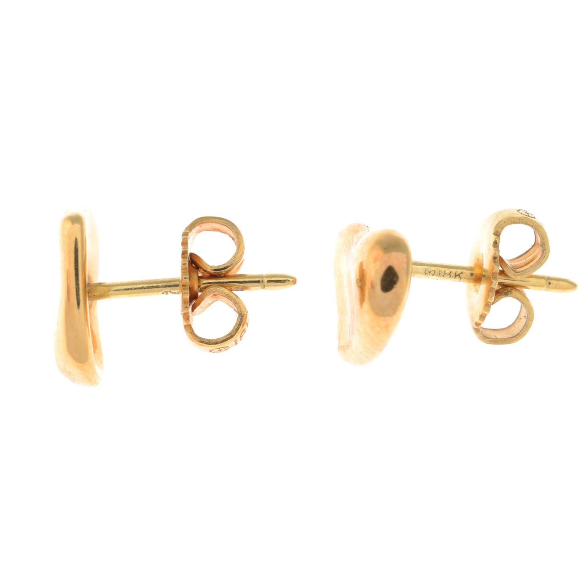 A pair of 'Full Heart' stud earrings, by Elsa Peretti for Tiffany & Co. - Image 3 of 3