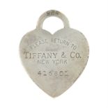 A 'Return to Tiffany' heart-shaped charm, by Tiffany & Co.