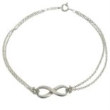 An 'Infinity' bracelet, by Tiffany & Co.