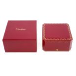 A jewellery box, by Cartier.