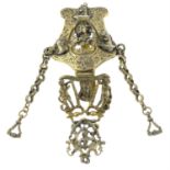 A late 19th century figural chatelaine.
