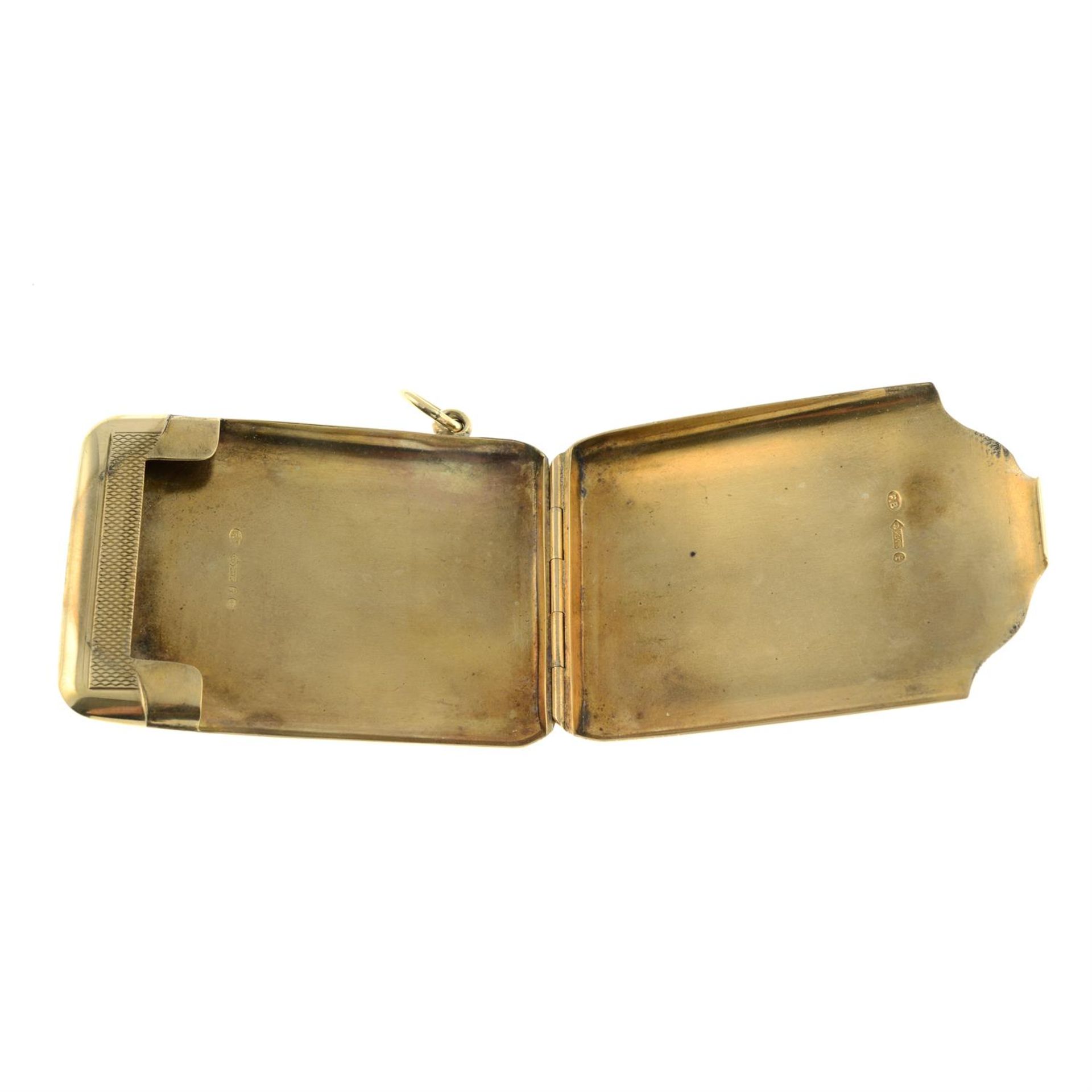 An Edwardian 9ct gold Vesta case. - Image 2 of 2
