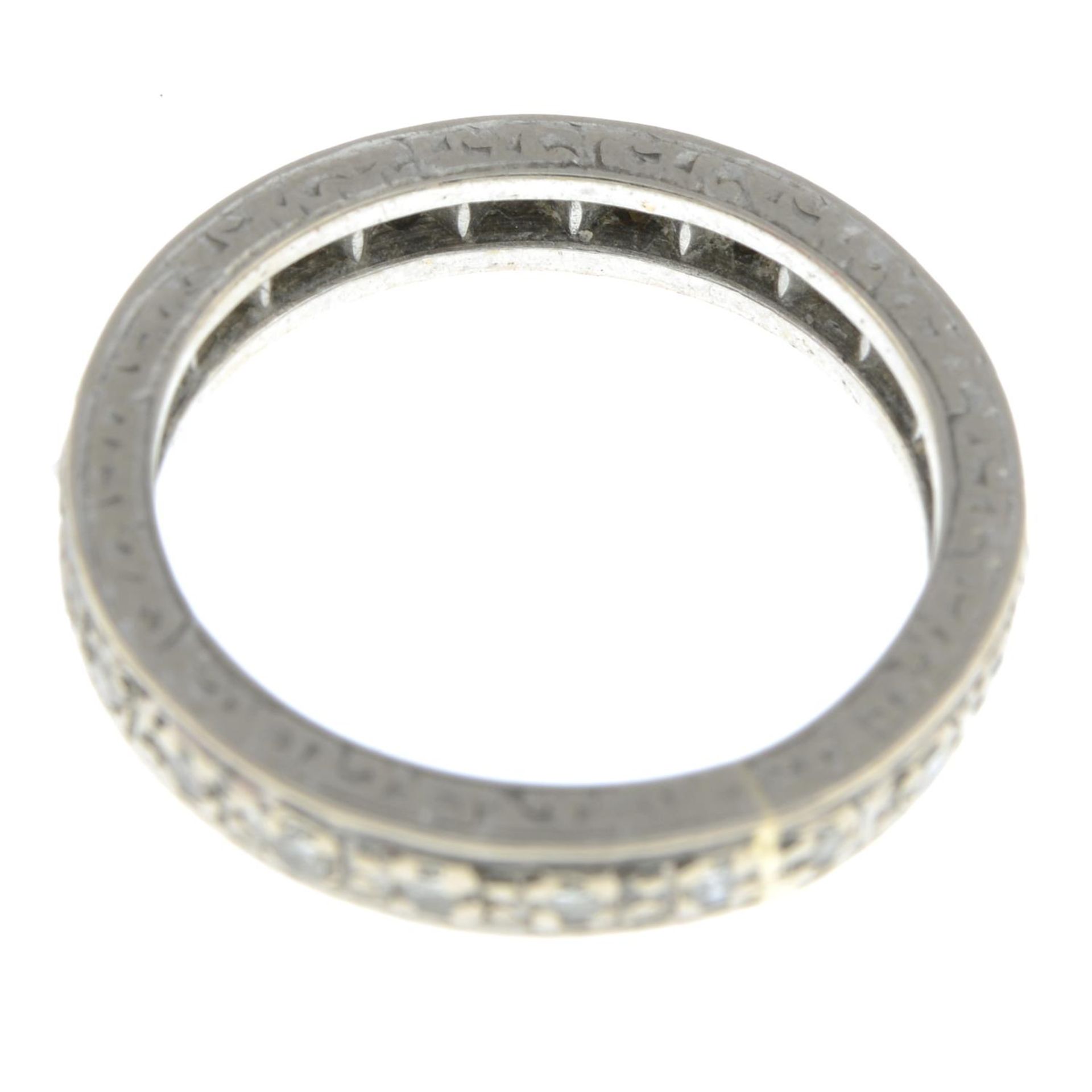 An 18ct gold diamond full eternity ring. - Image 2 of 2