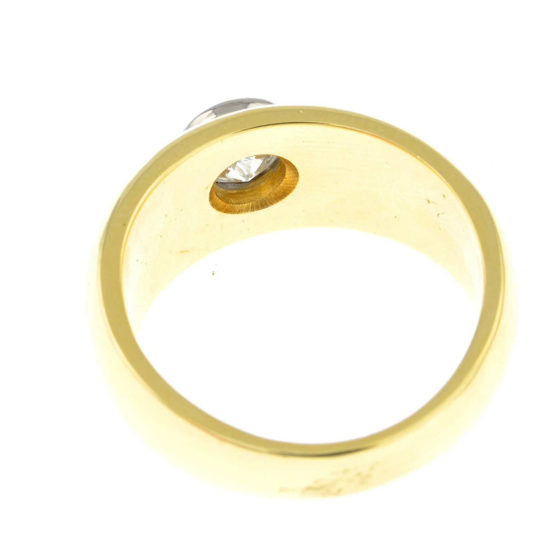 An 18ct gold brilliant-cut diamond ring. - Image 2 of 2