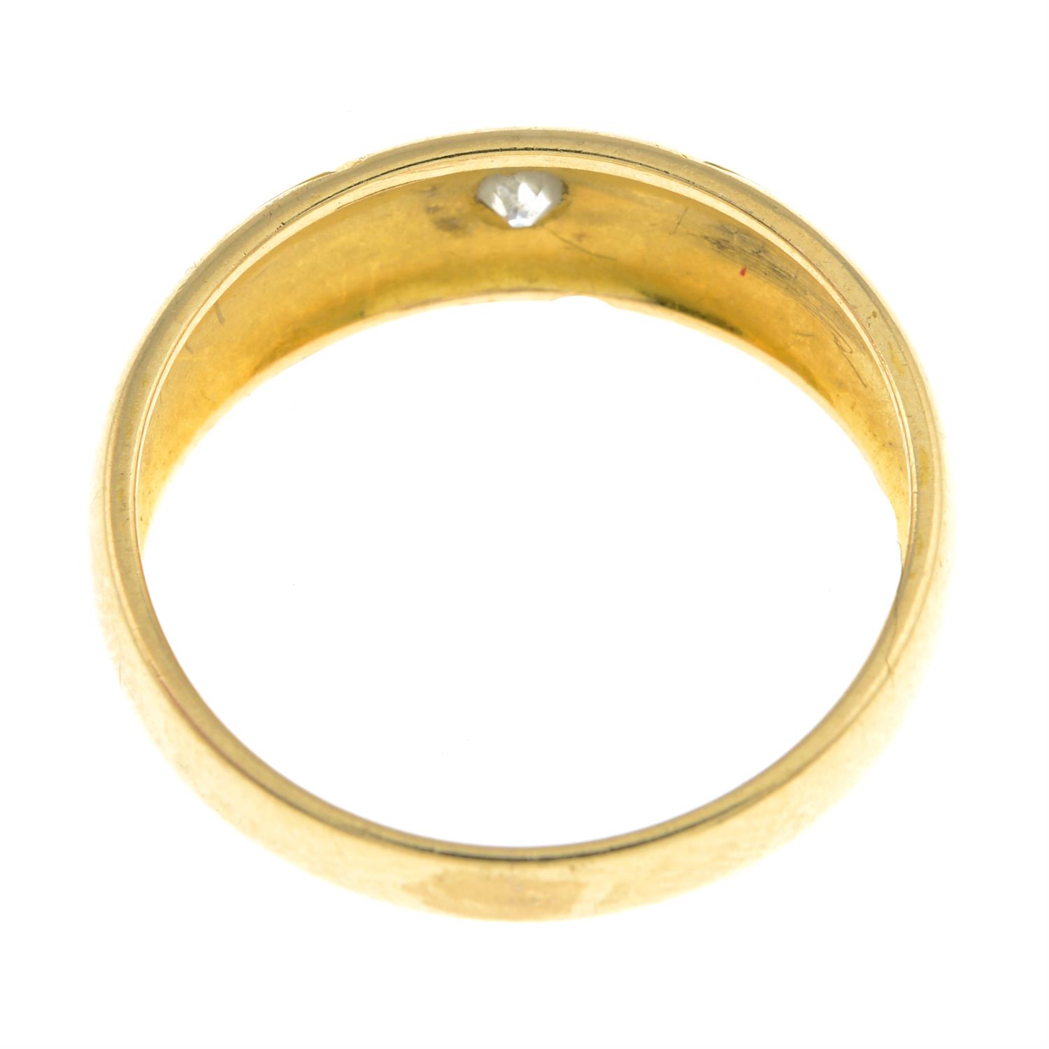 An Edwardian 18ct gold old-cut diamond ring. - Image 2 of 2