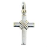 A cross pendant.