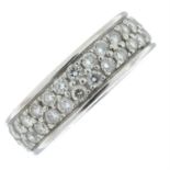 An 18ct gold brilliant-cut diamond full eternity ring.