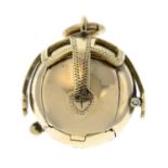 A Masonic ball pendant.