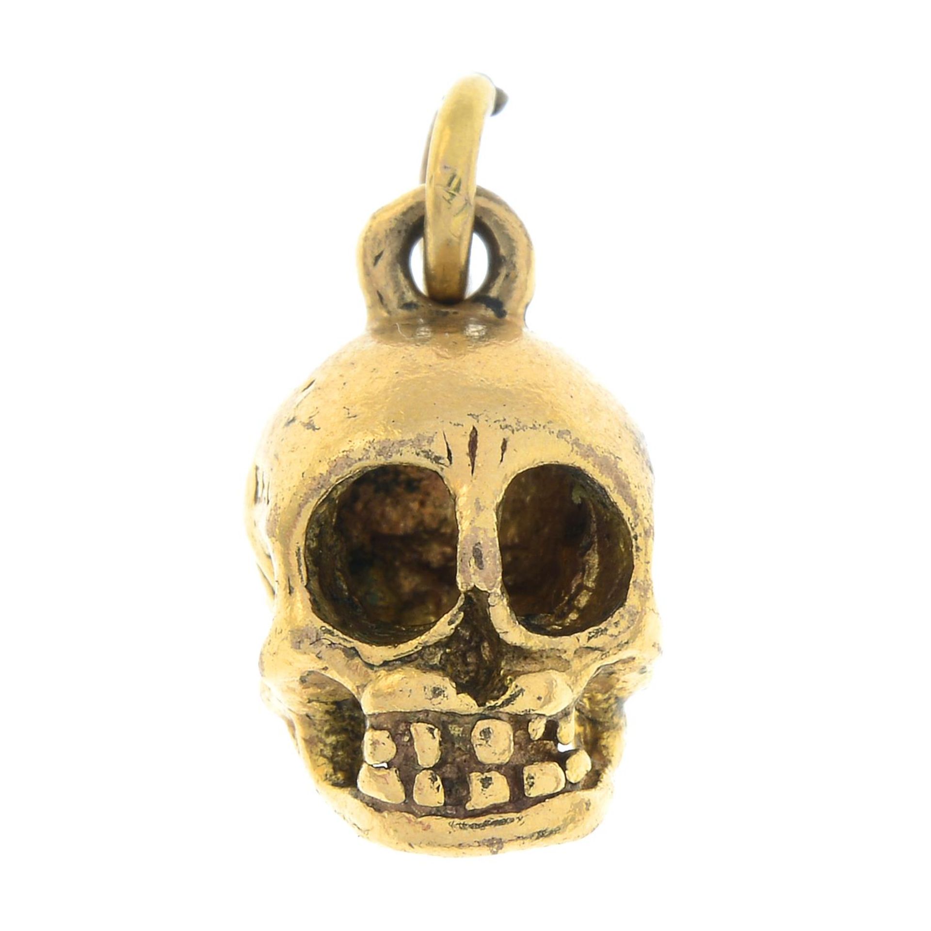 A skull charm.