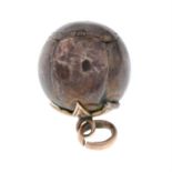 A Masonic ball pendant.