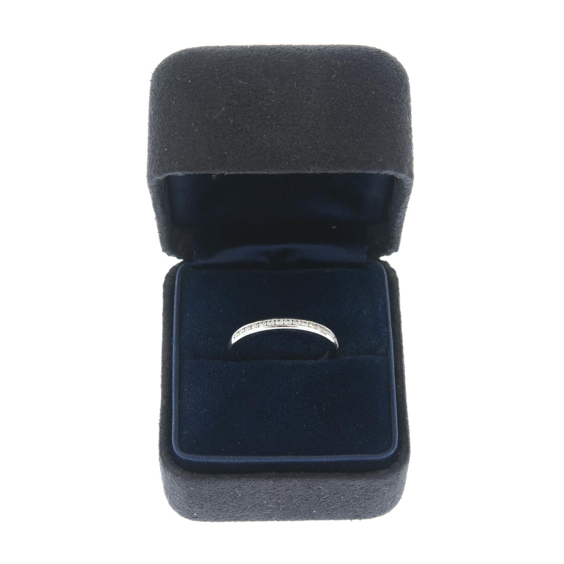 A brilliant-cut diamond half eternity ring, by Tiffany & Co. - Image 3 of 3