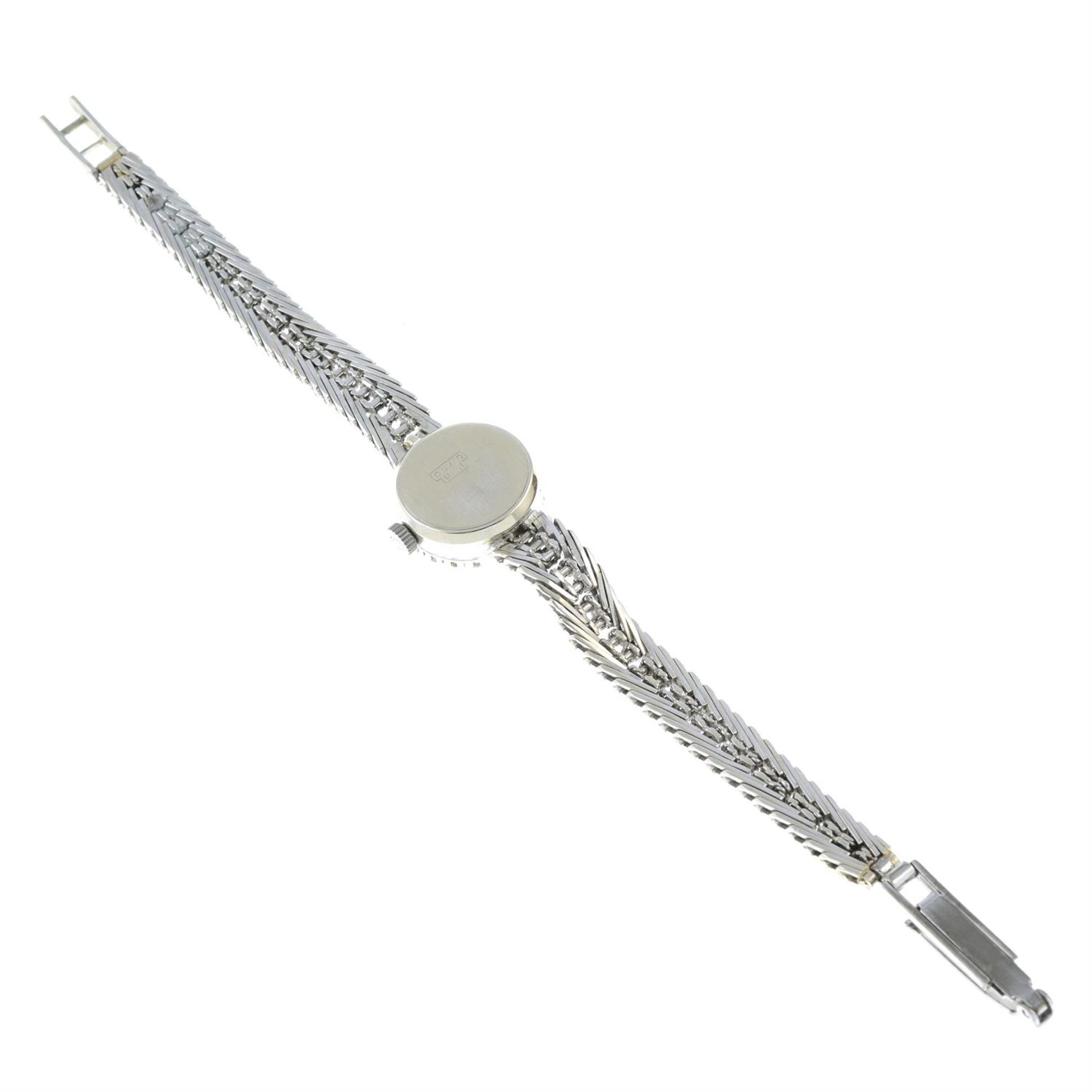 A lady's diamond cocktail watch, by Omega. - Bild 2 aus 2