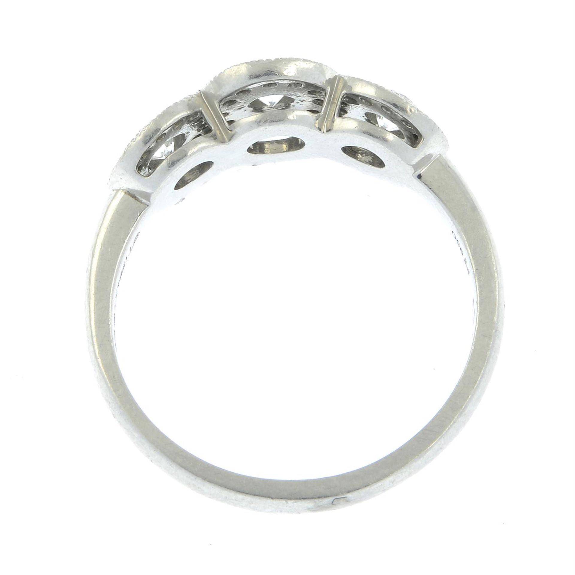 A platinum brilliant-cut diamond 'Circlet' ring, by Tiffany & Co. - Bild 5 aus 6