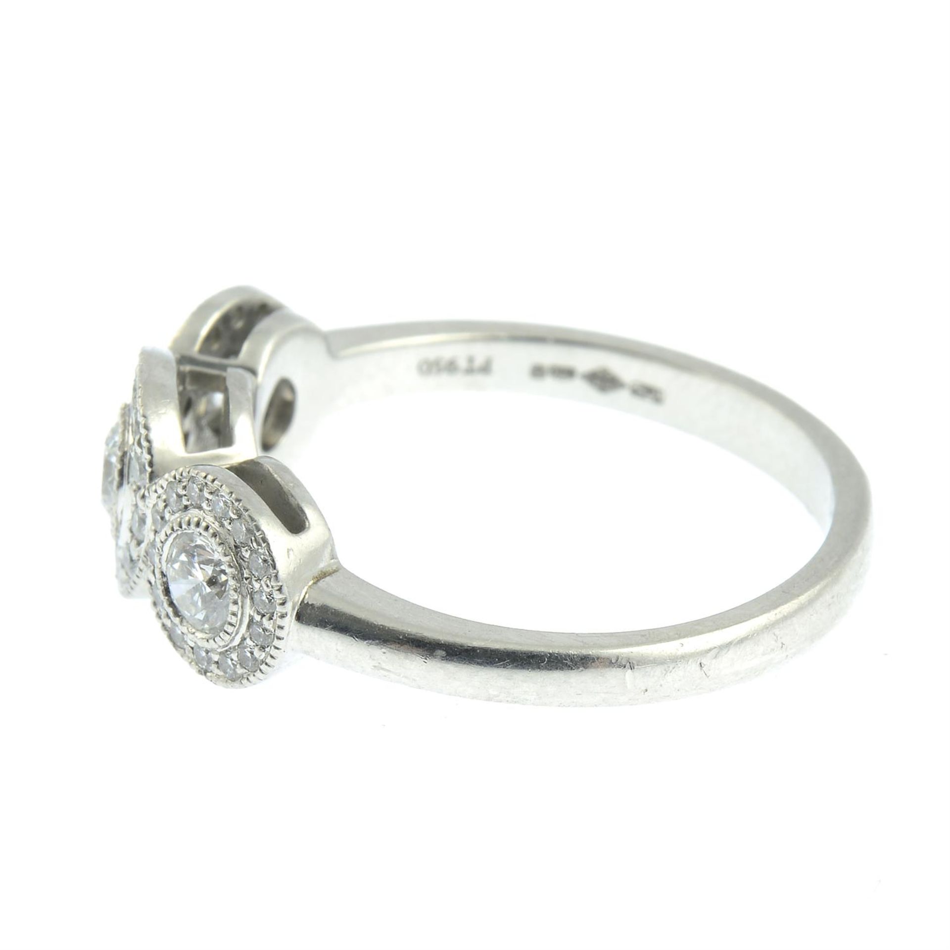 A platinum brilliant-cut diamond 'Circlet' ring, by Tiffany & Co. - Bild 3 aus 6