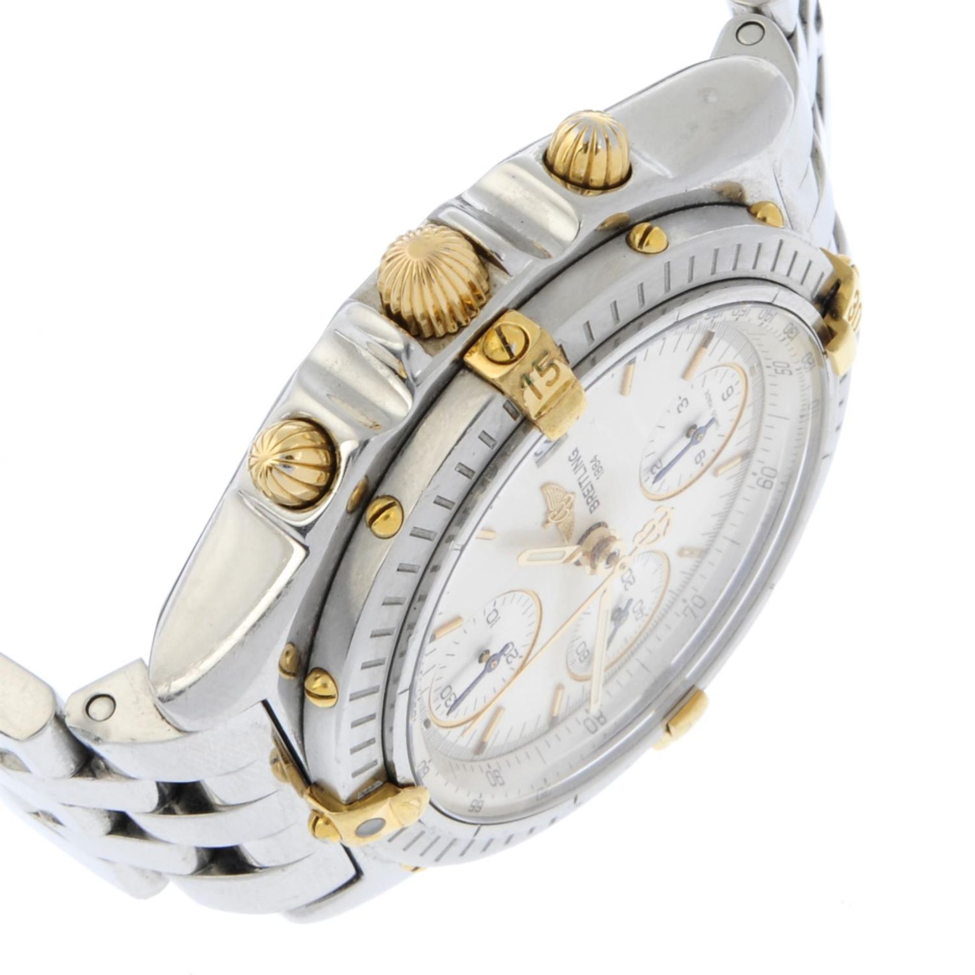 BREITLING - a limited edition stainless steel Chronomat "1984-1994" chronograph bracelet watch, - Bild 3 aus 6