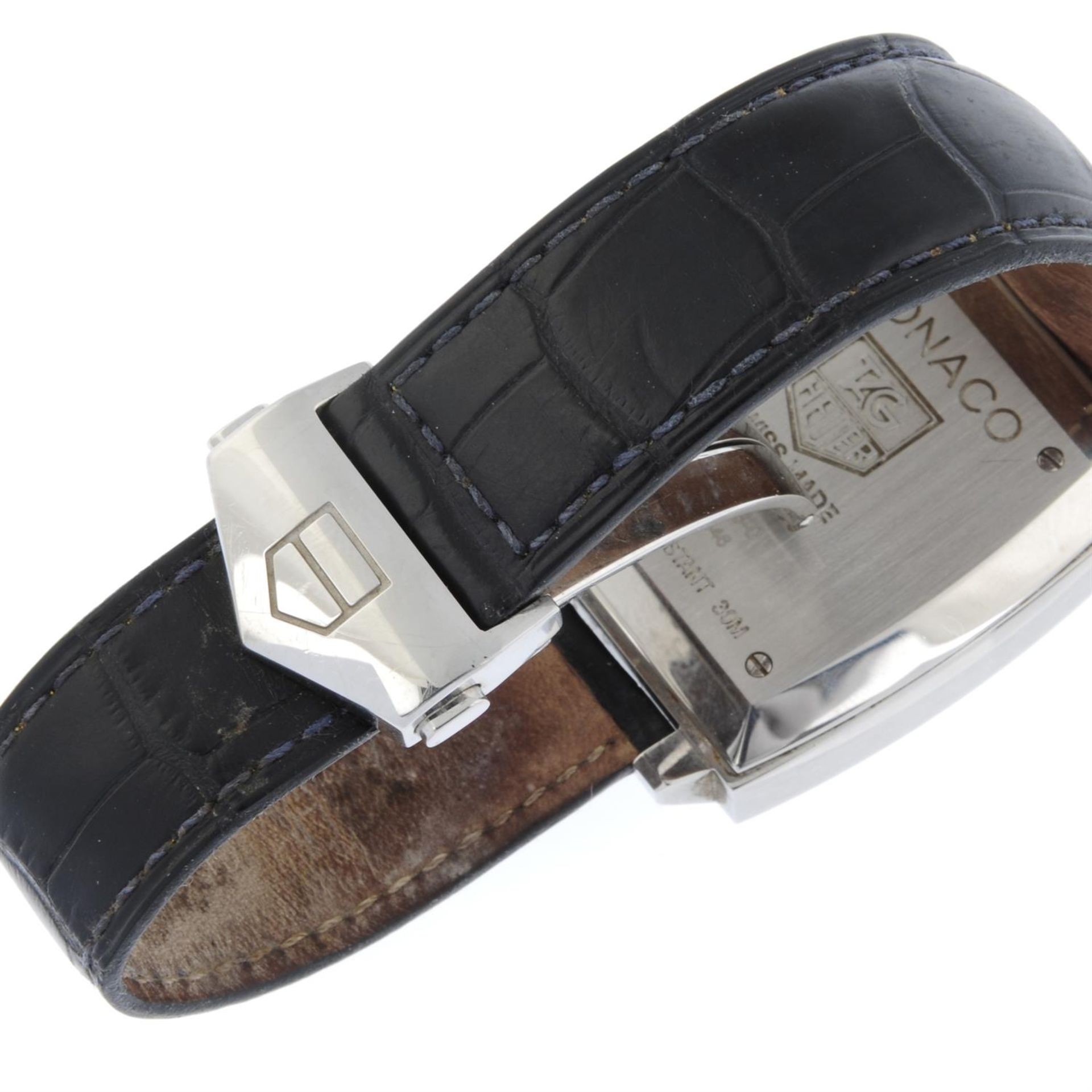 TAG HEUER - a stainless steel Monaco chronograph wrist watch, 38mm. - Bild 2 aus 6