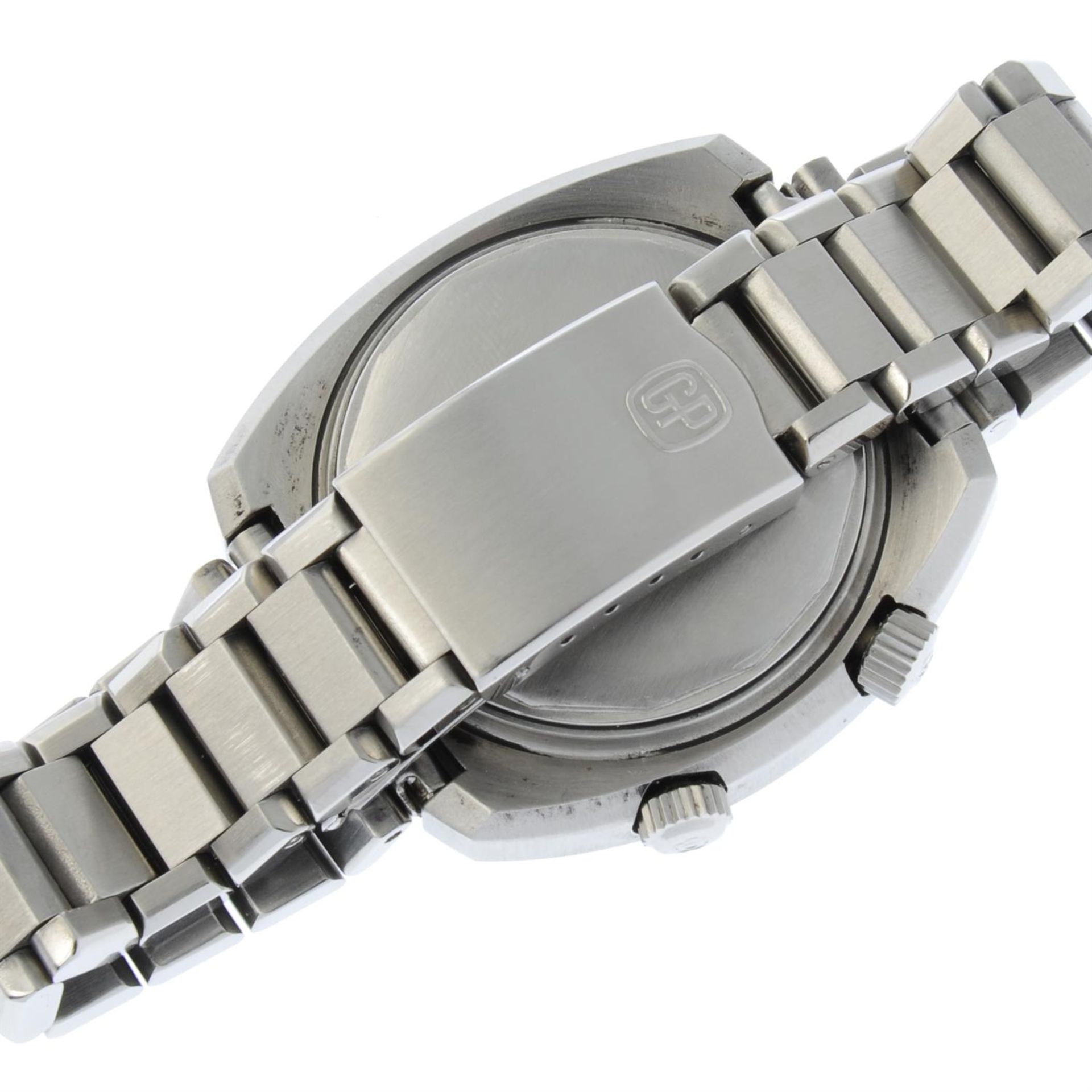 GIRARD PERREGAUX - a stainless steel Gyromatic High Frequency bracelet watch, 43mm. - Image 2 of 5