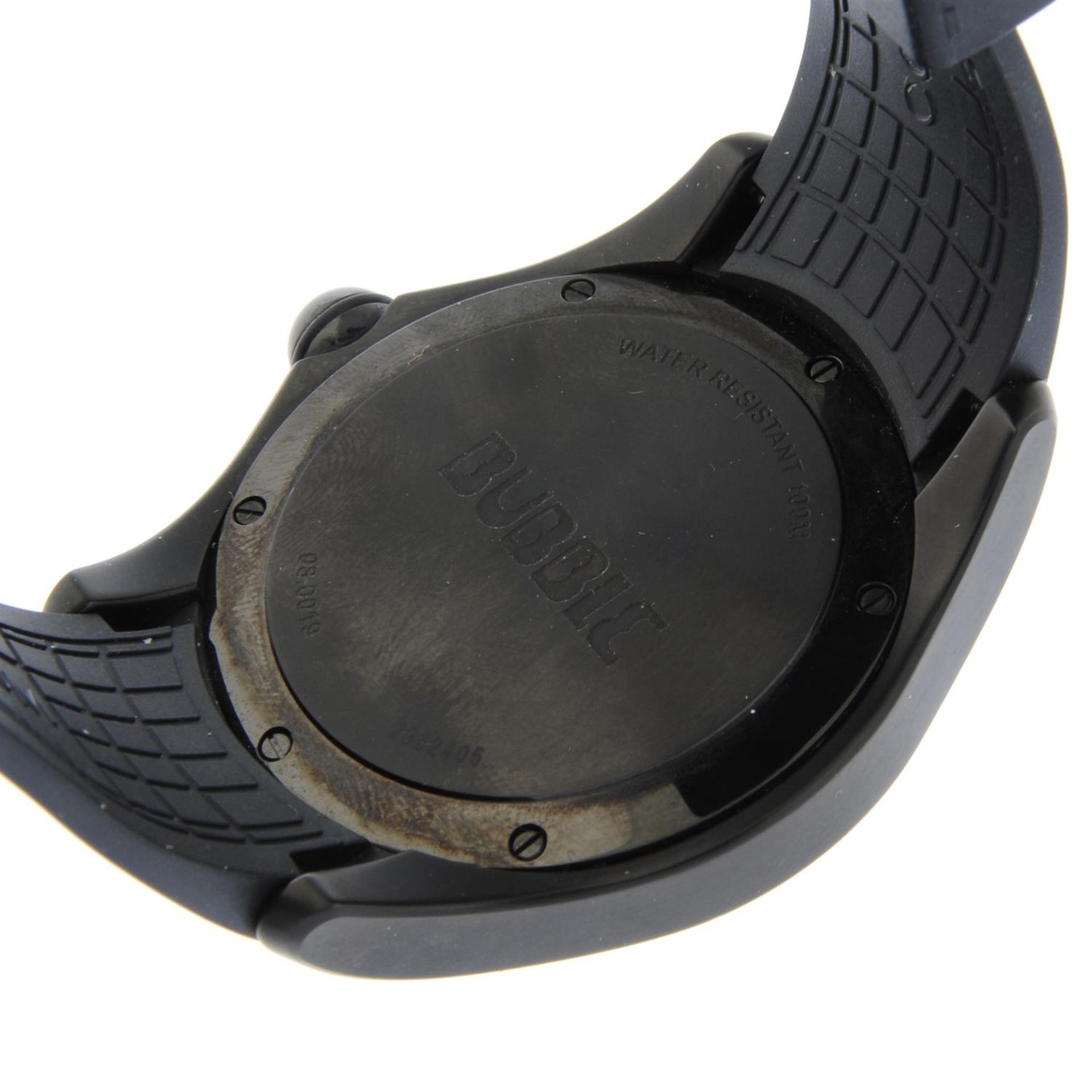 CORUM - a PVD-treated stainless steel Bubble 47 Disconnected wrist watch, 47mm. - Image 4 of 6