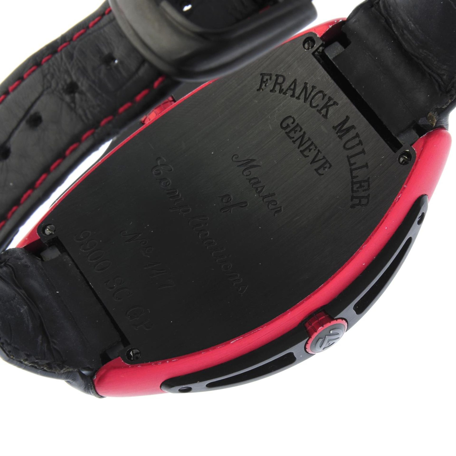 FRANCK MULLER - Bi-colour titanium Conquistador Grand Prix wrist watch, 50x50mm. - Image 4 of 5